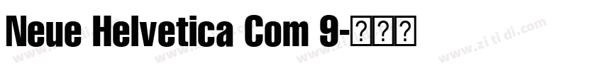Neue Helvetica Com 9字体转换